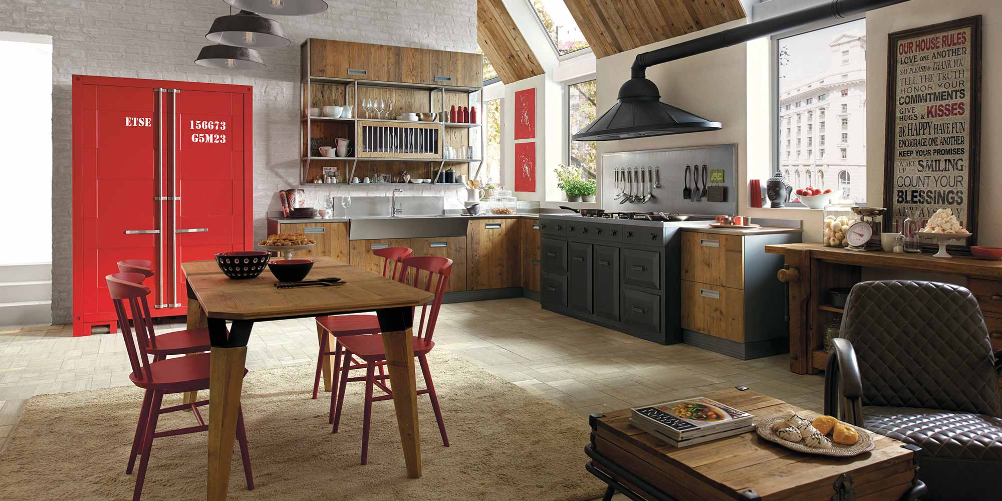 Кухня Lab 40 в стиле лофт