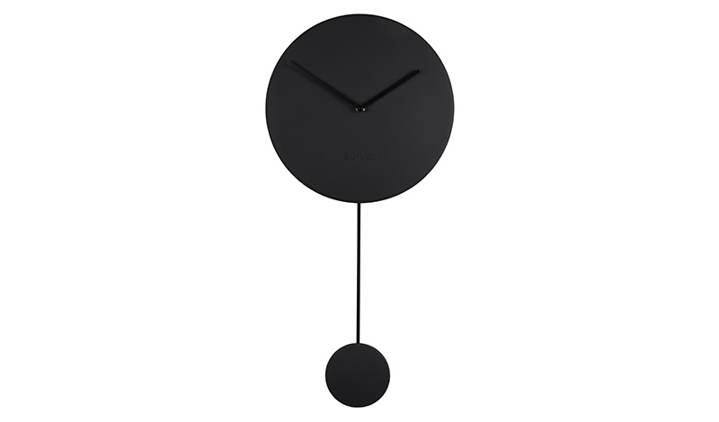 Часы настенные CLOCK MINIMAL BLACK 8500047 Zuiver НИДЕРЛАНДЫ