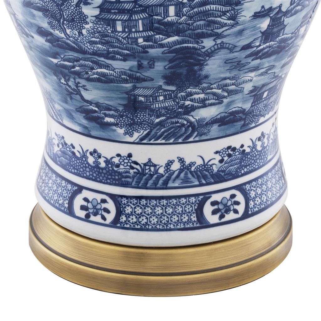 Настольная лампа Chinese Blue 112085 Eichholtz НИДЕРЛАНДЫ