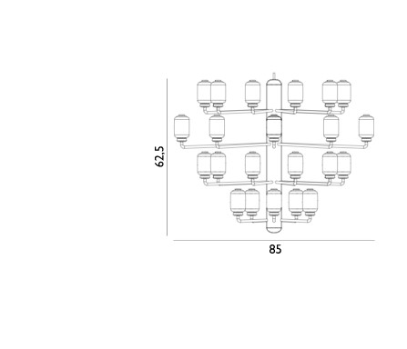 Люстра Amp Chandelier Large US Normann Copenhagen ДАНИЯ