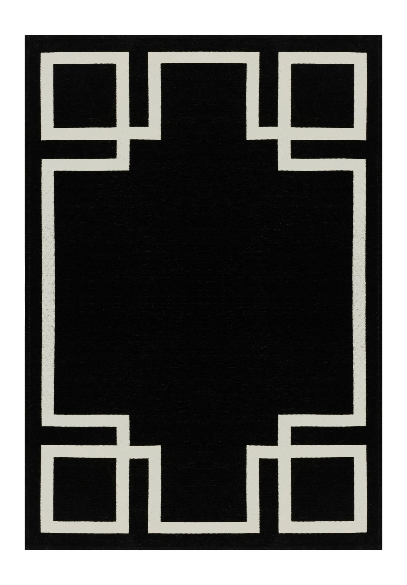 Ковер HAMPTON Black 160/230 carpet decor ПОЛЬША