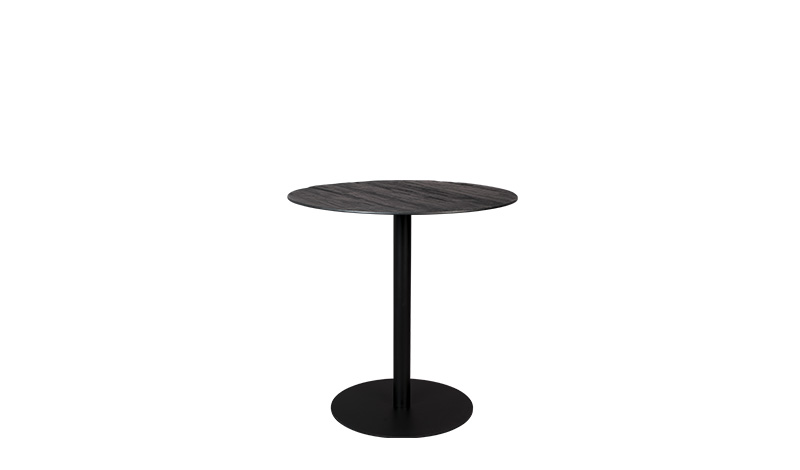 Барный стол BISTRO TABLE BRAZA ROUND BLACK 2100090 Dutchbone НИДЕРЛАНДЫ