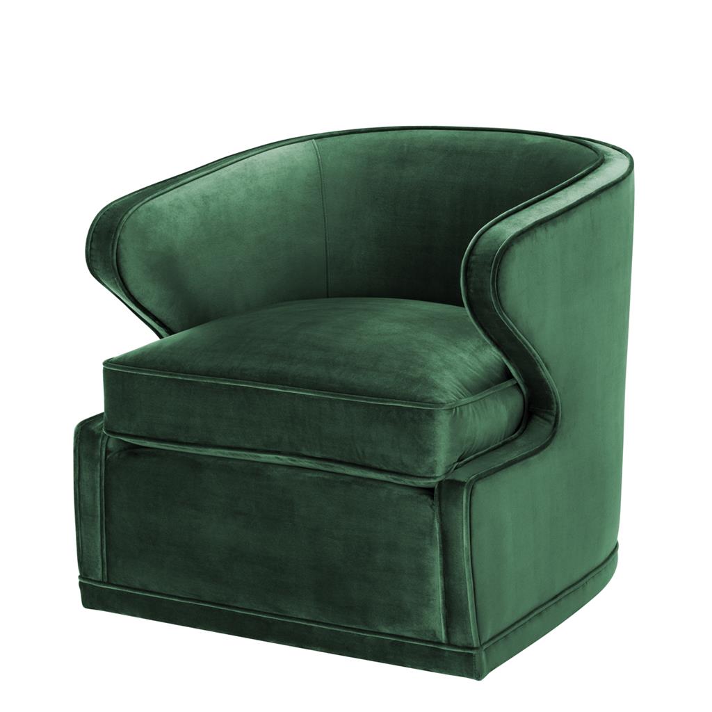 Кресло Dorset  green velvet 111938 SL70 Eichholtz НИДЕРЛАНДЫ