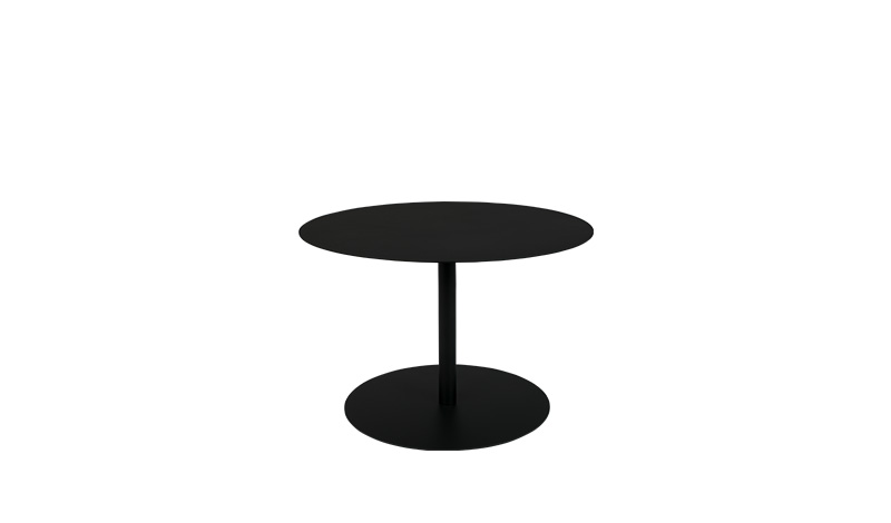 Приставной столик SNOW BLACK ROUND M 2300150 Zuiver НИДЕРЛАНДЫ