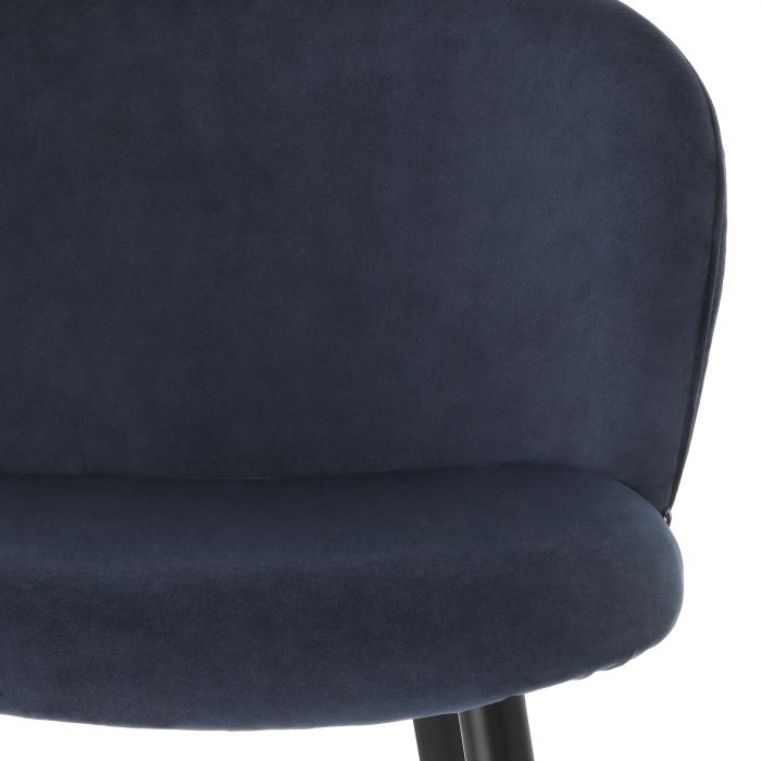 Полубарный стул Volante savona midnight blue 115739 Eichholtz НИДЕРЛАНДЫ