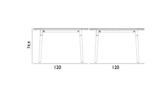 Журнальный столик FORM TABLE 120 x 120 cm Normann Copenhagen ДАНИЯ