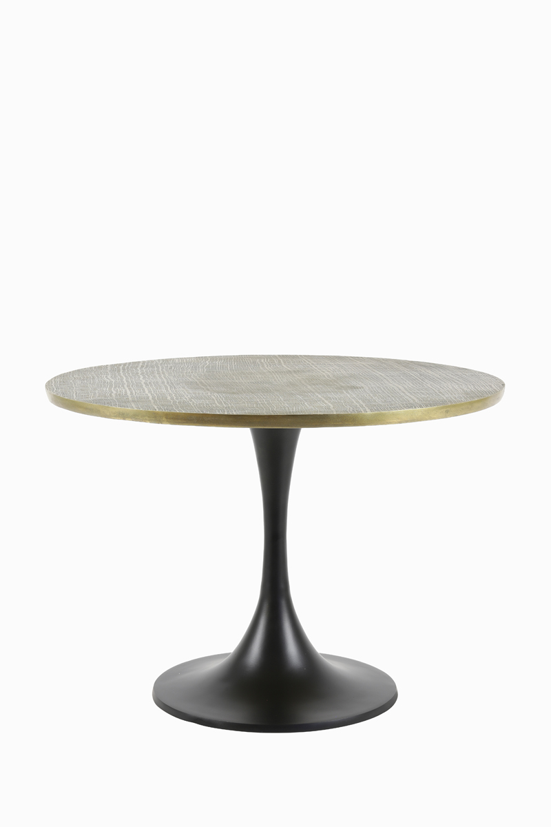 Приставной столик Side table Ø61x41 cm RICKERD antique bronze 6757918 Light & Living НИДЕРЛАНДЫ