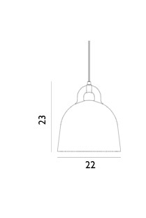 Лампа подвесная Bell Lamp X-Small US Normann Copenhagen ДАНИЯ