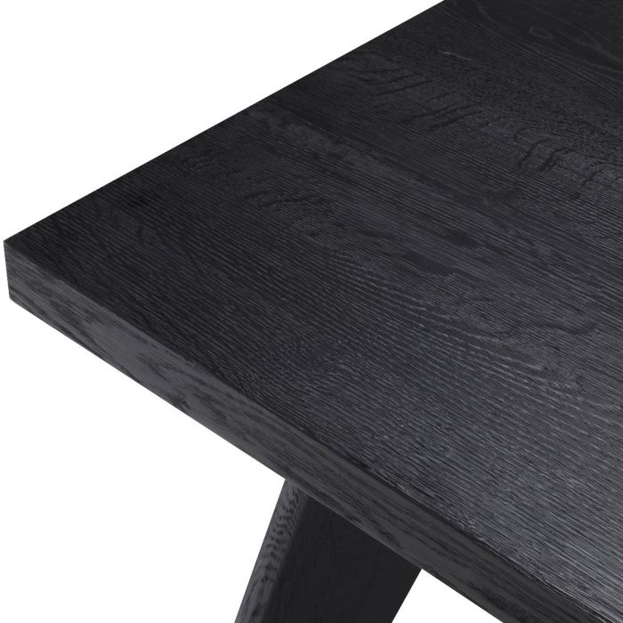 Обеденный стол Biot 240 x 100 cm black oak 114472 Eichholtz НИДЕРЛАНДЫ