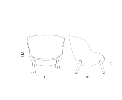 Кресло HYG LOUNGE CHAIR LOW Normann Copenhagen ДАНИЯ