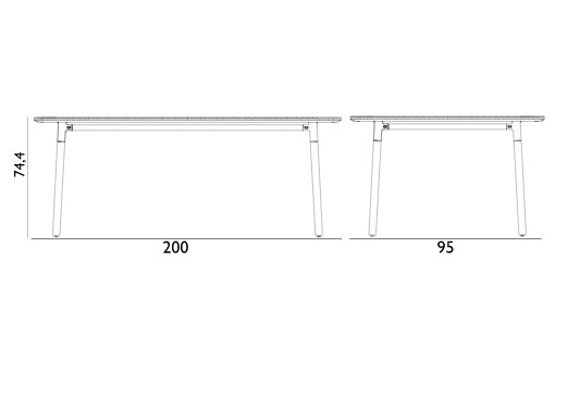 Стол FORM TABLE 95 x 200 cm Normann Copenhagen ДАНИЯ