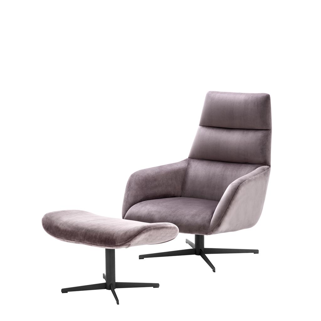 Кресло Swivel Chair & Ottoman Nautilus 112062 Eichholtz НИДЕРЛАНДЫ