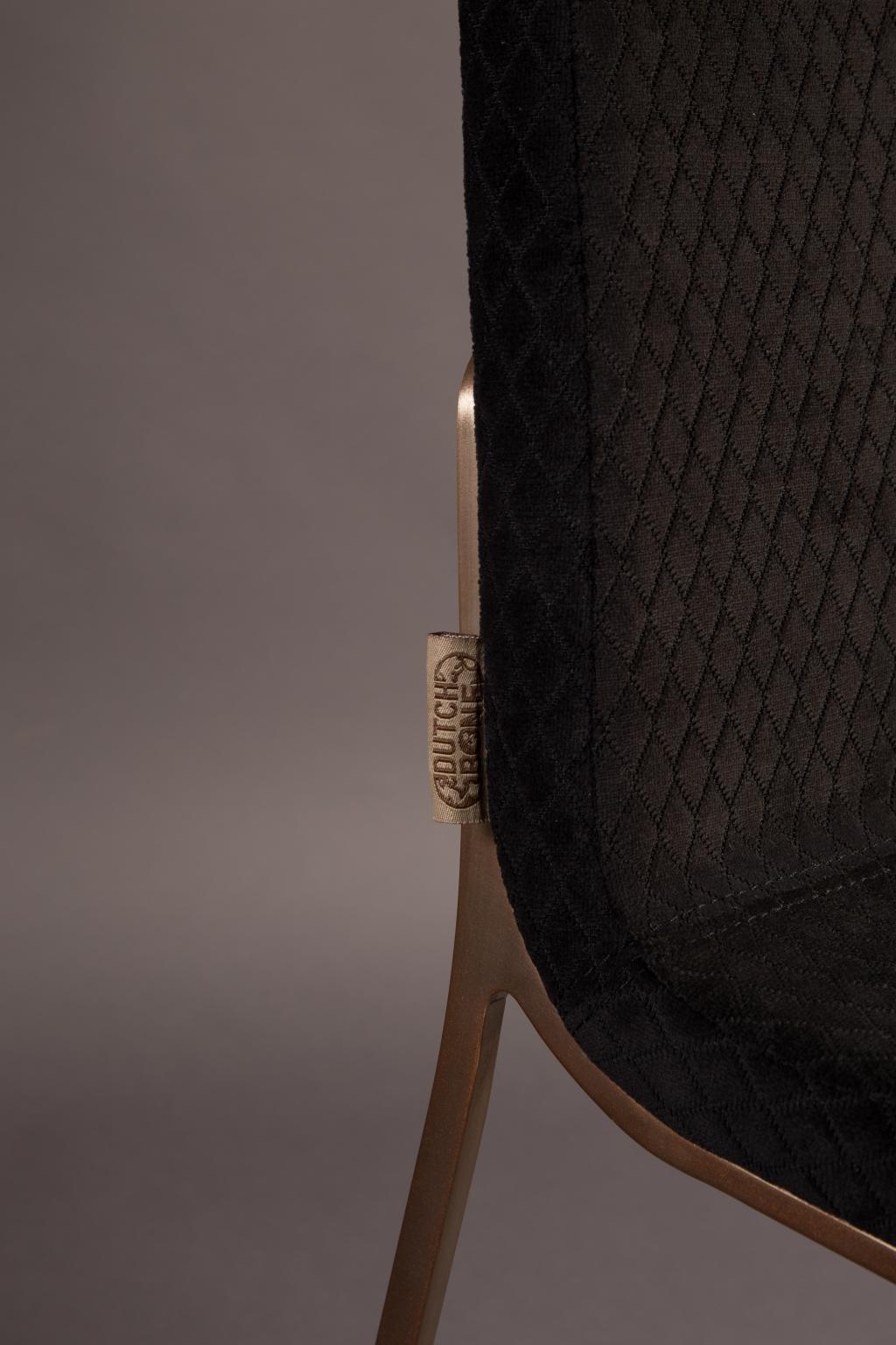 Стул CHAIR FLOR BLACK Dutchbone НИДЕРЛАНДЫ