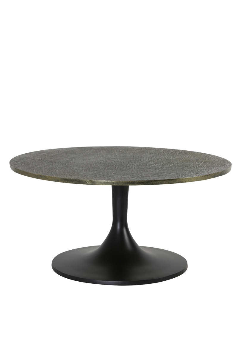 Кофейный столик Coffee table Ø76x36 cm RICKERD antique bronze 6758018 Light & Living НИДЕРЛАНДЫ