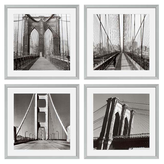 Постеры New York Bridges (4 шт.) 106547 Eichholtz НИДЕРЛАНДЫ