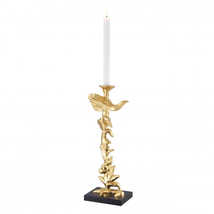 Подсвечник Holder Aras polished brass 113903 SL30 Eichholtz НИДЕРЛАНДЫ