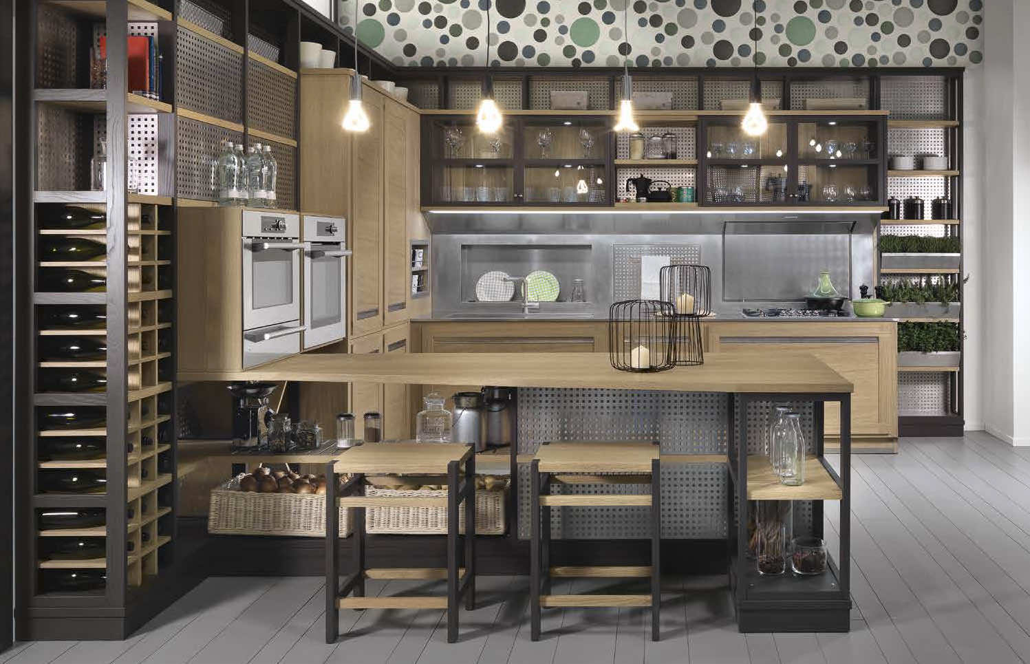 Кухня Roveretto в стиле лофт