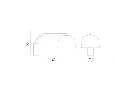 Настенный светильник Grant Wall Lamp EU 43cm Normann Copenhagen ДАНИЯ