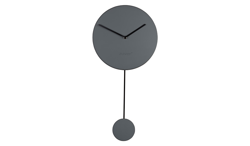 Часы настенные CLOCK MINIMAL GREY 8500046 Zuiver НИДЕРЛАНДЫ
