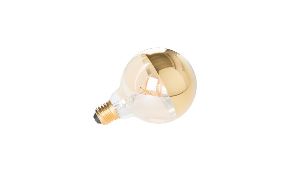 Лампа Bulb Globe Mirror Gold 5600013 White Label Living НИДЕРЛАНДЫ