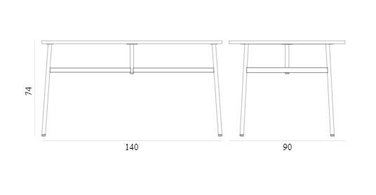 Стол UNION 140 x 90 cm Normann Copenhagen ДАНИЯ