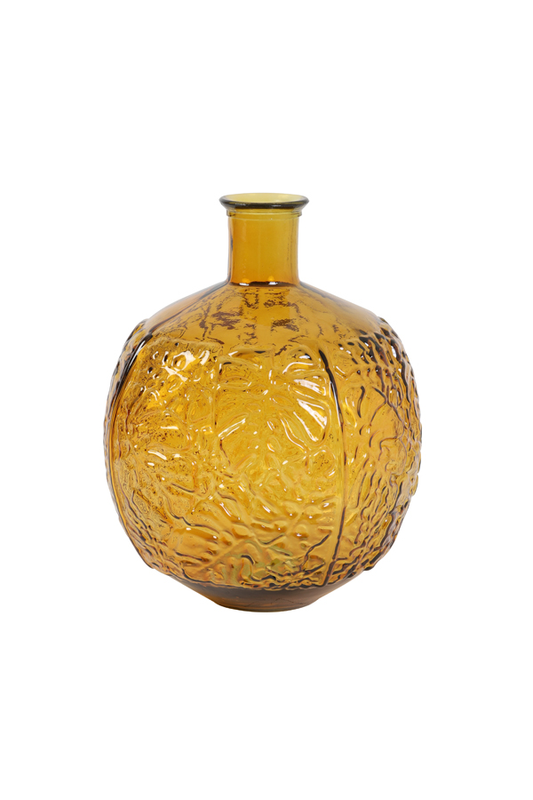 Ваза Vase Ø32x43 cm MENADO glass orange 5947490 Light & Living НИДЕРЛАНДЫ