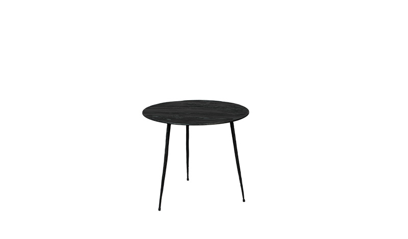 Столик приставной SIDE TABLE PEPPER BLACK '40 2300162 Dutchbone НИДЕРЛАНДЫ