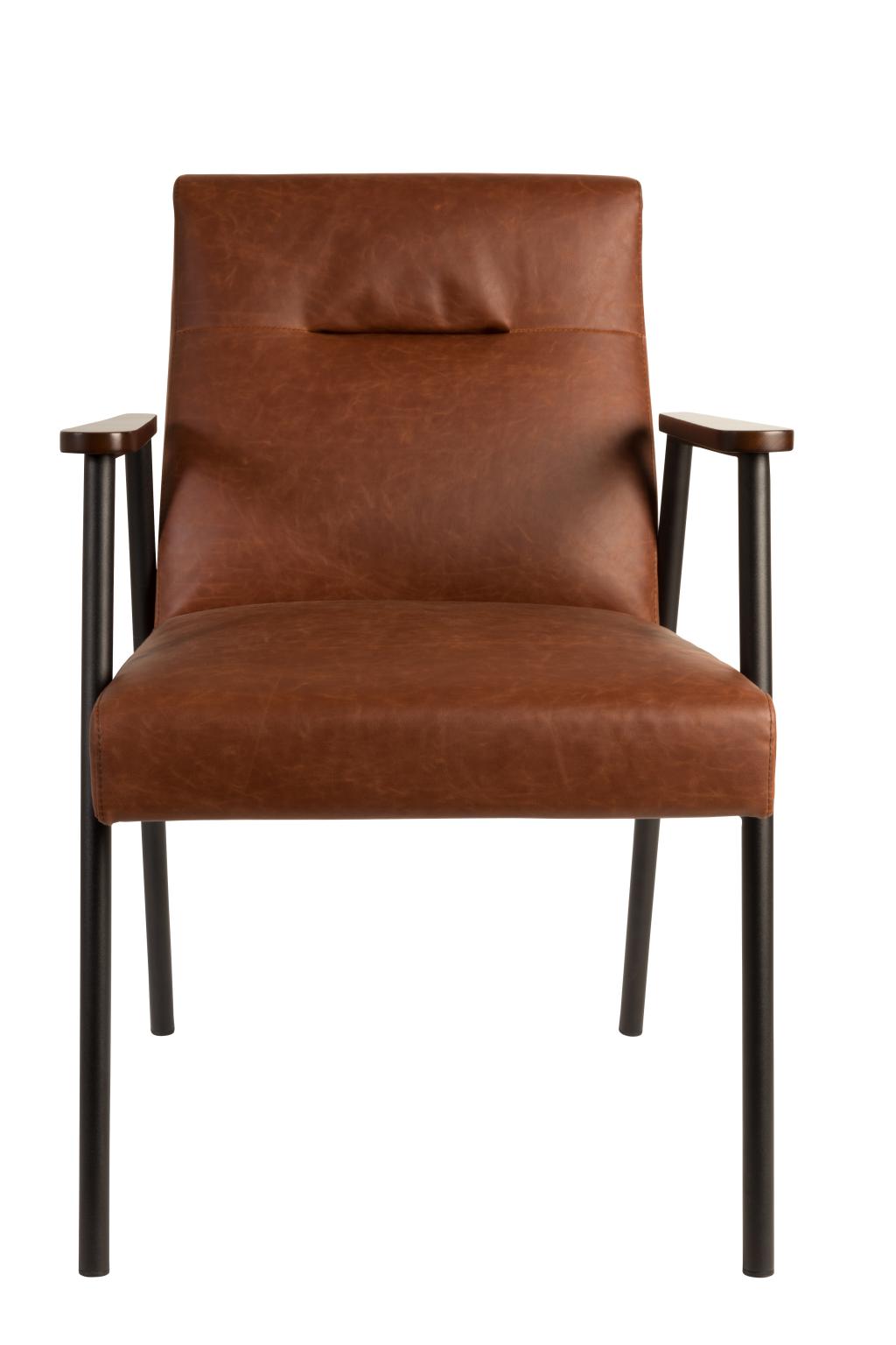 Кресло ARMCHAIR FEZ VINTAGE BROWN Dutchbone НИДЕРЛАНДЫ