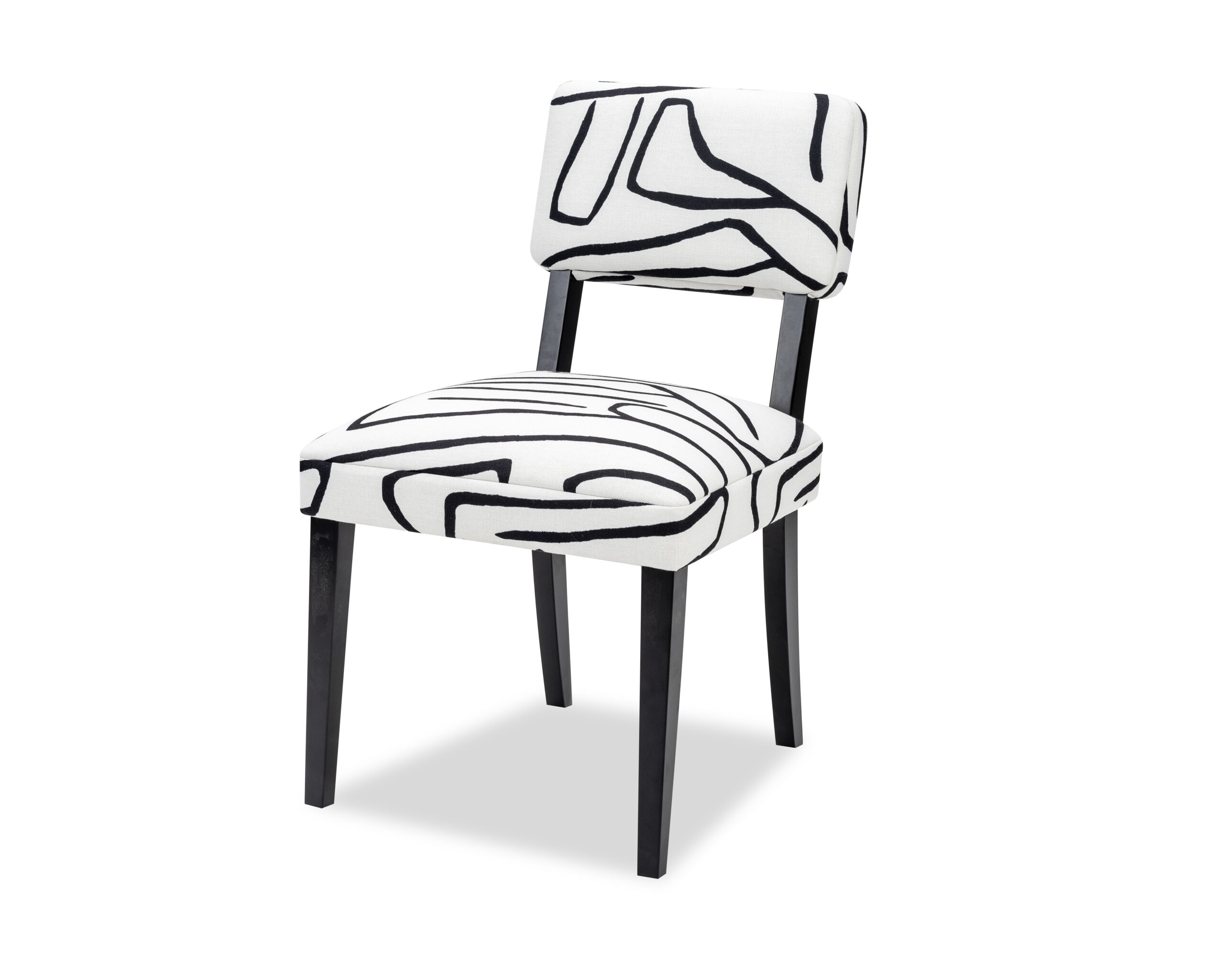 Обеденный стул ALFAMA DINING CHAIR – ZEBRA BLACK & WHITE BH-DCH-315 Liang & Eimil ВЕЛИКОБРИТАНИЯ