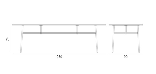 Стол UNION 250 x 90 cm Normann Copenhagen ДАНИЯ