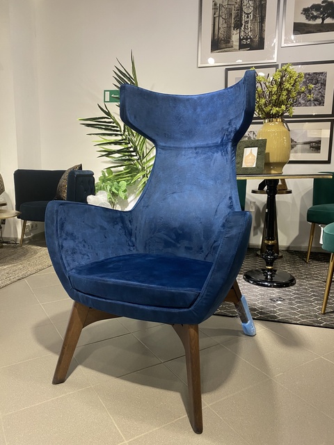 Кресло Pilot 10 Ткань темно-синего цвета SL70 P&M Furniture НИДЕРЛАНДЫ