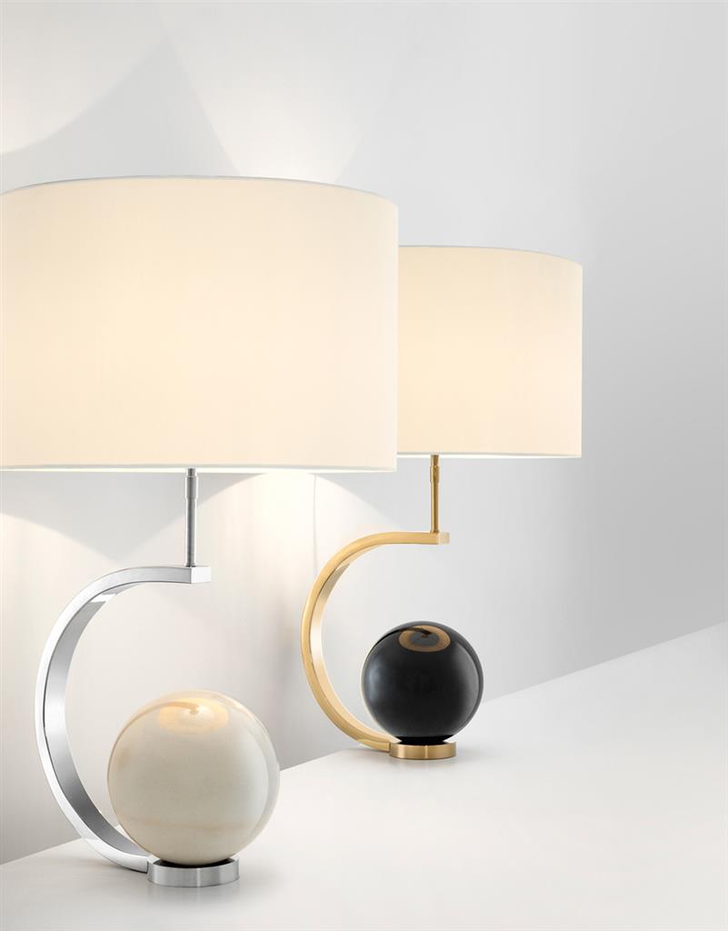 Настольная лампа Table Lamp Luigi gold finish incl white shade 111037 Eichholtz НИДЕРЛАНДЫ