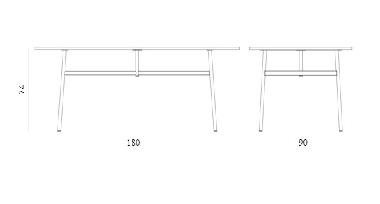 Стол UNION 180 x 90 cm Normann Copenhagen ДАНИЯ