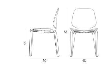 Обеденный стул MY CHAIR Normann Copenhagen ДАНИЯ