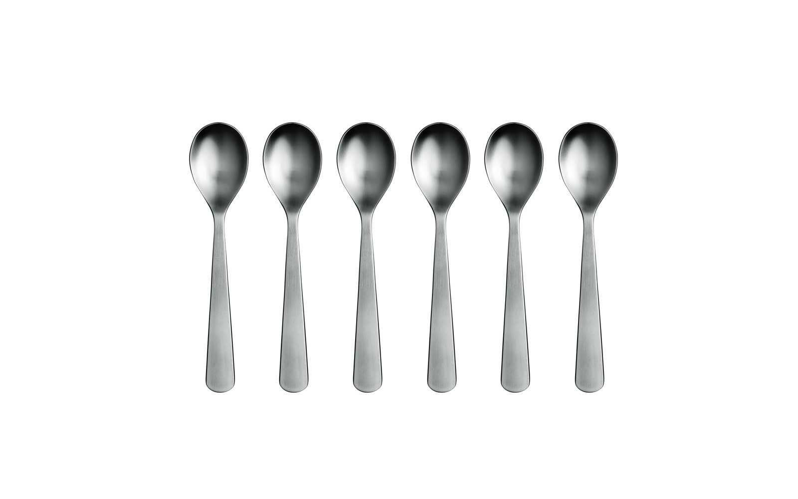 Чайные ложки Normann Teaspoons - 6 pack Steel Normann Copenhagen ДАНИЯ