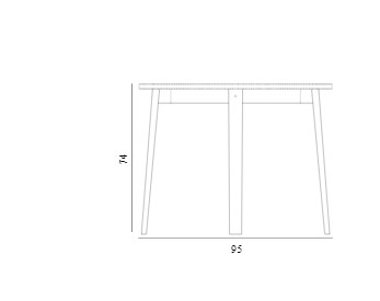 Стол SLICE LINOLEUM Ø95 cm Normann Copenhagen ДАНИЯ