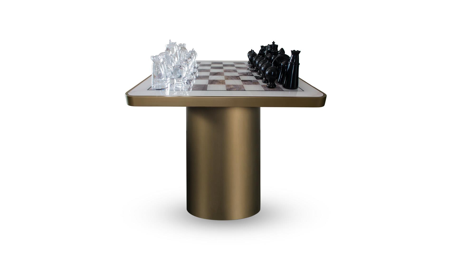 Шахматный столик TAU 40 STEEL/3 Angelo Reflex ИТАЛИЯ