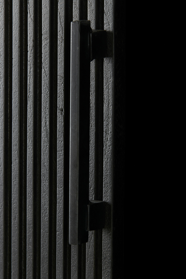 Шкаф Cabinet 150x40x80 cm ABAGE wood black 6778812 Light & Living НИДЕРЛАНДЫ