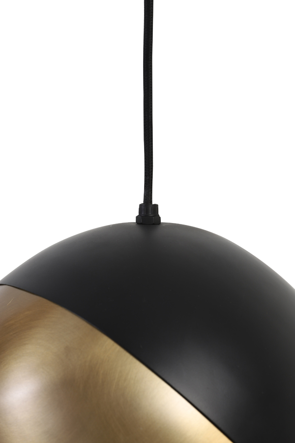 Подвесной светильник  Hanging lamp Ø25x21 cm NAMCO antique bronze-matt black 2931118 Light & Living НИДЕРЛАНДЫ