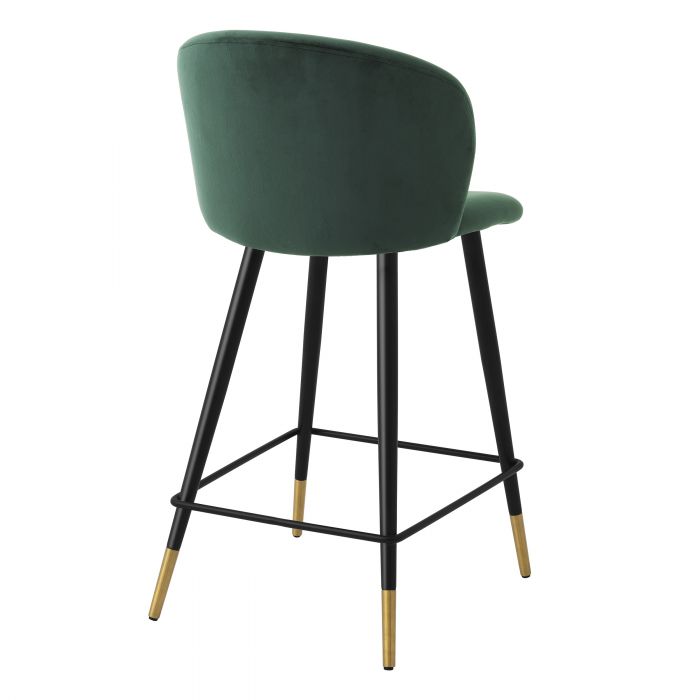 Полубарный стул Volante dark green velvet 115738 Eichholtz НИДЕРЛАНДЫ