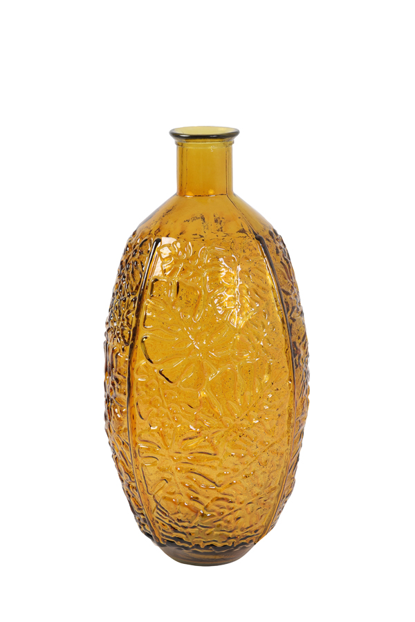 Ваза Vase Ø28x60 cm TRENADO glass orange 5947390 Light & Living НИДЕРЛАНДЫ