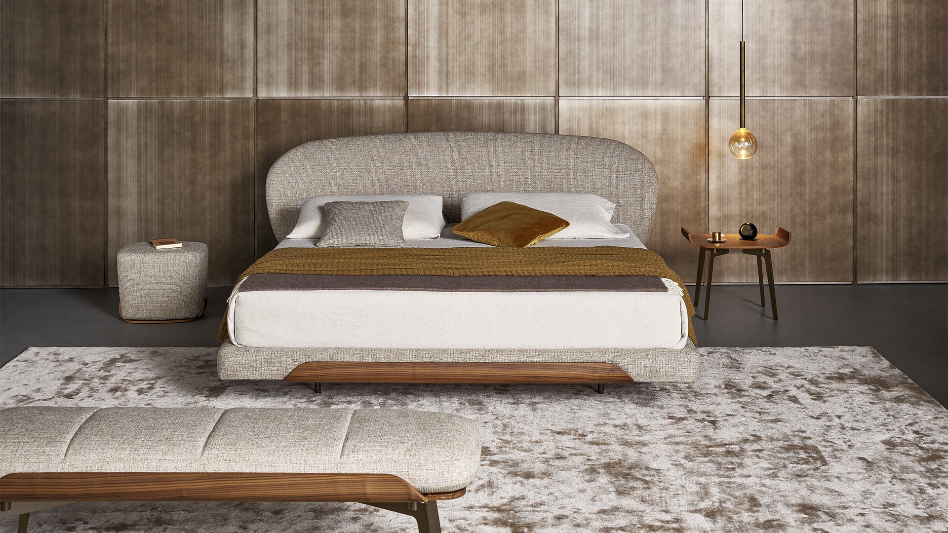 Кровать Olos bed Bonaldo ИТАЛИЯ