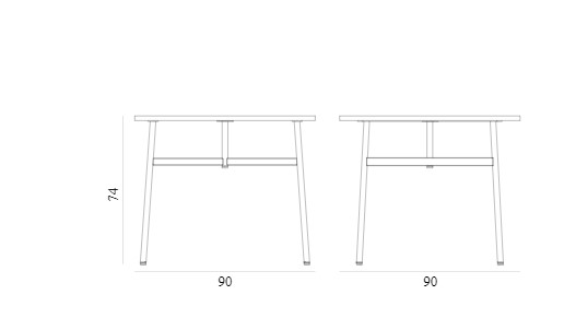 Стол UNION 90 x 90 cm Normann Copenhagen ДАНИЯ