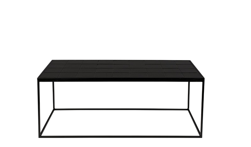 Кофейный столик COFFEE TABLE GLAZED BLACK 2300139 Zuiver НИДЕРЛАНДЫ