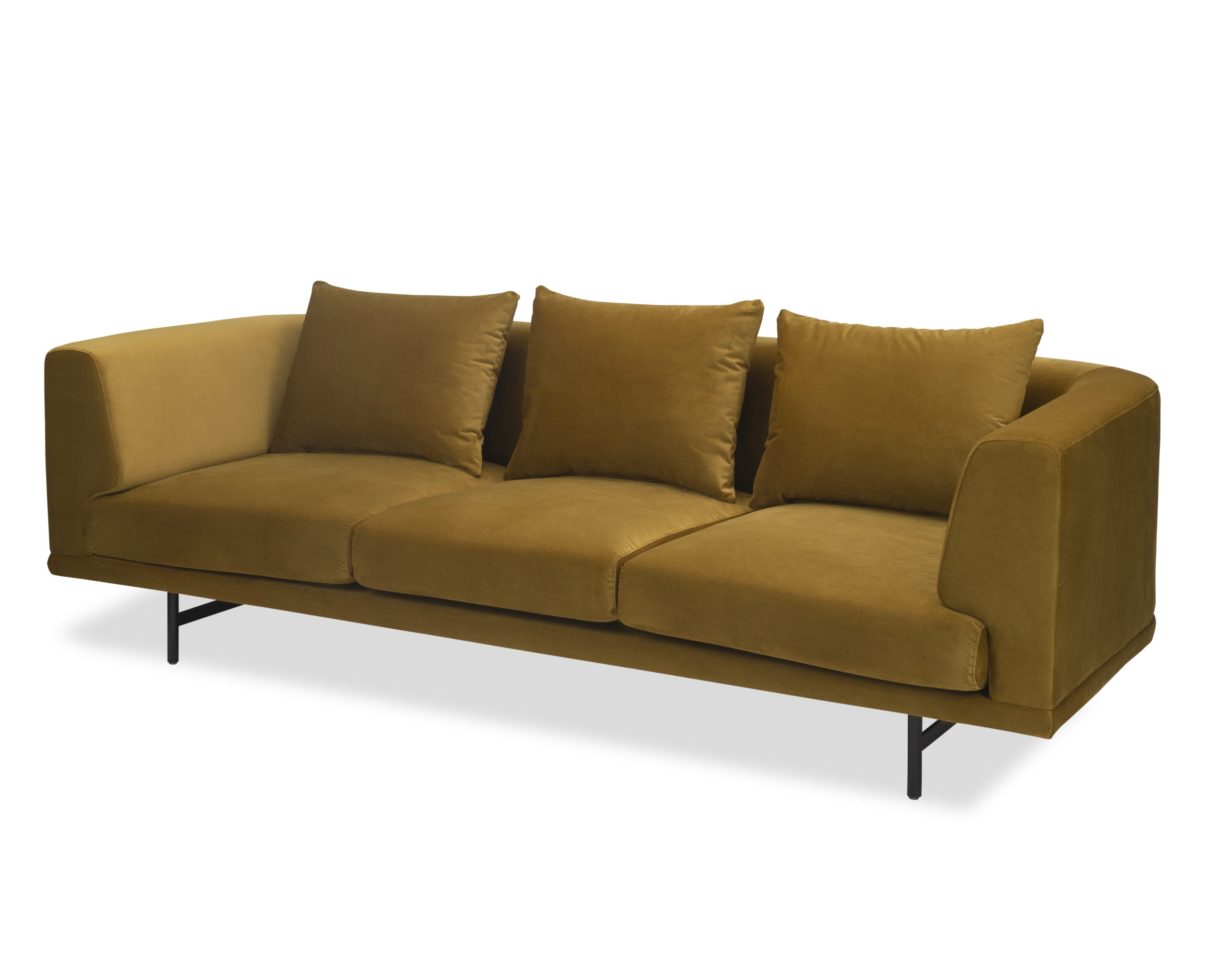 Трёхместный диван-кровать MOSSI SOFA – BAXTER HONEY VELVET BH-SFA-274 Liang & Eimil ВЕЛИКОБРИТАНИЯ