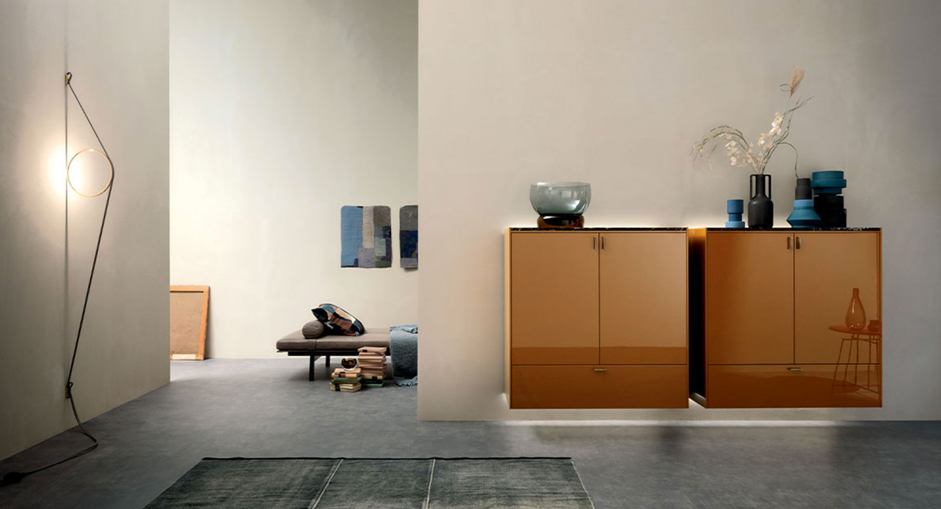 Комплект мебели в гостиную LIVING LT40 SYSTEM Lema ИТАЛИЯ