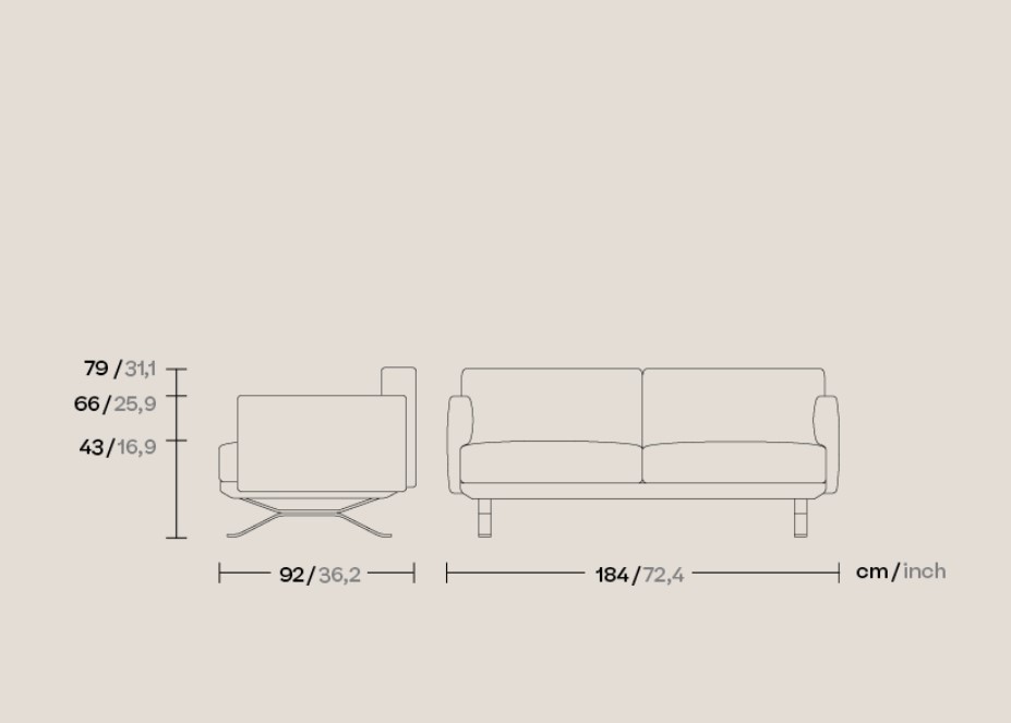 Диван Boma 2-Seater Sofa KS2500200 Kettal ИСПАНИЯ