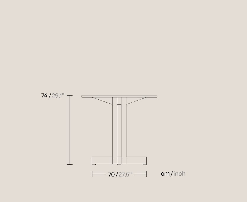 Обеденный стол Altar Kettal ИСПАНИЯ