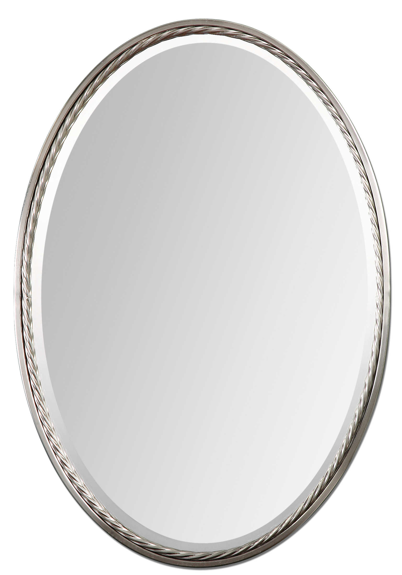 Зеркало CASALINA NICKEL OVAL MIRROR 01115 Uttermost США
