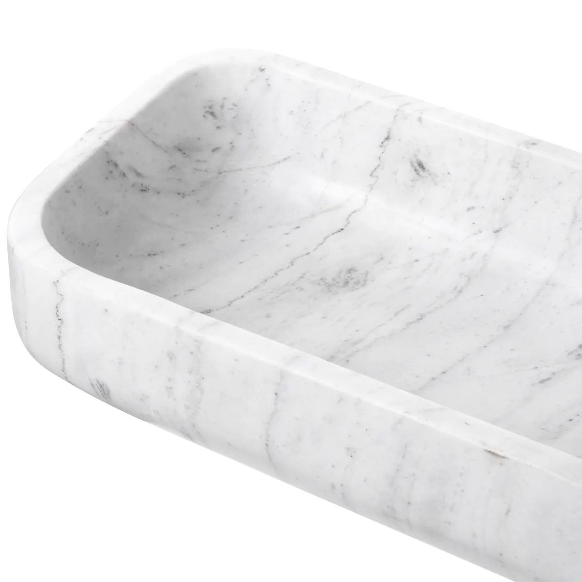 Чаша Vioujard white marble Eichholtz НИДЕРЛАНДЫ